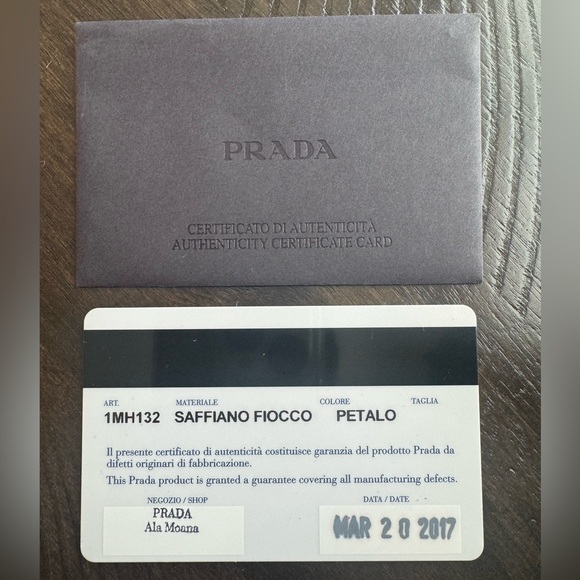 Prada Saffiano Bow Wallet - Picture 10 of 13
